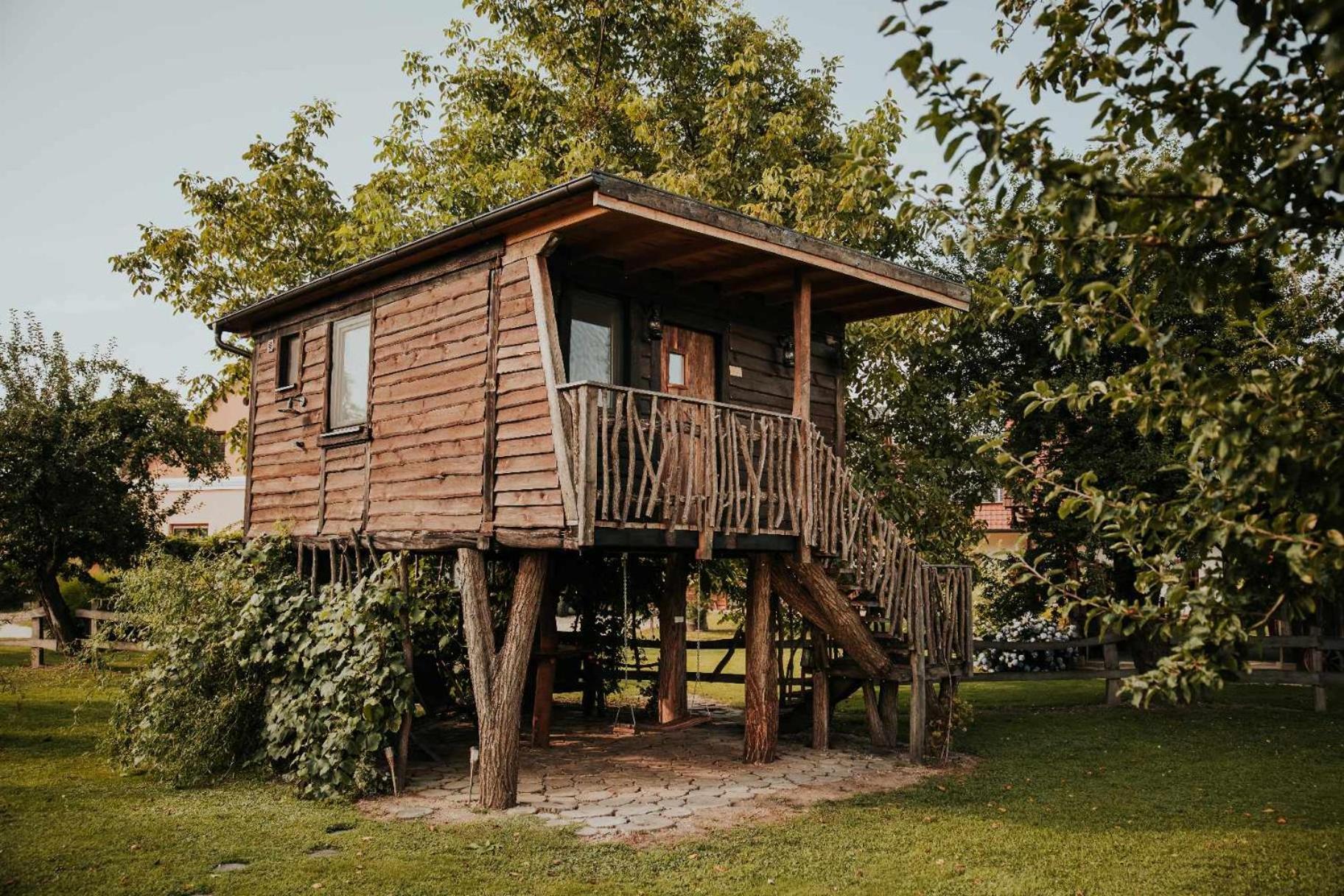 Hotel Treehouse Drevesna Hiska Strkovo Gnezdo Ranc Jures Ljutomer Exterior foto
